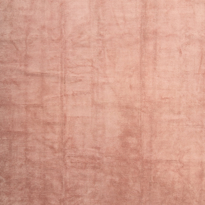 Lulu Solid Tibtean Silk Rug Pink / 9x12