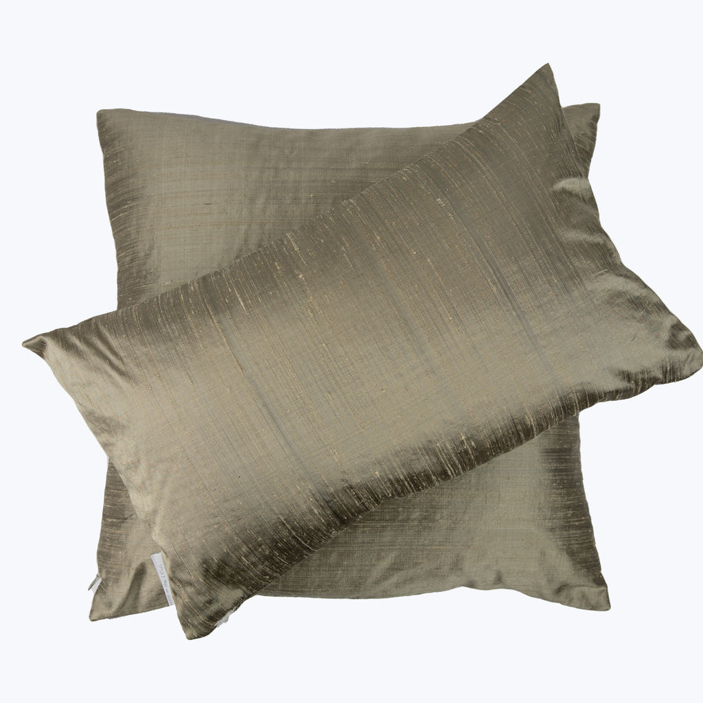 Dupioni Citron Pillow 12x20