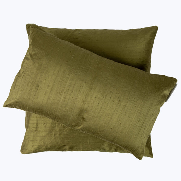 Dupioni Moss Pillow 12x20