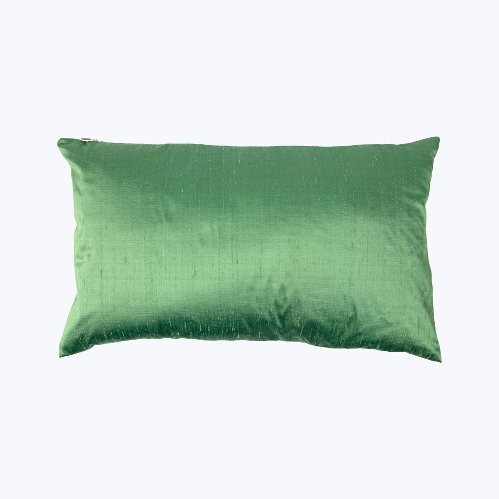 Dupioni Evergreen Pillow 12x20