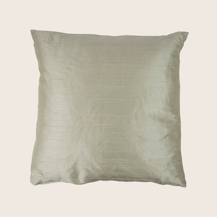Dupioni Silver Sage Pillow 20x20