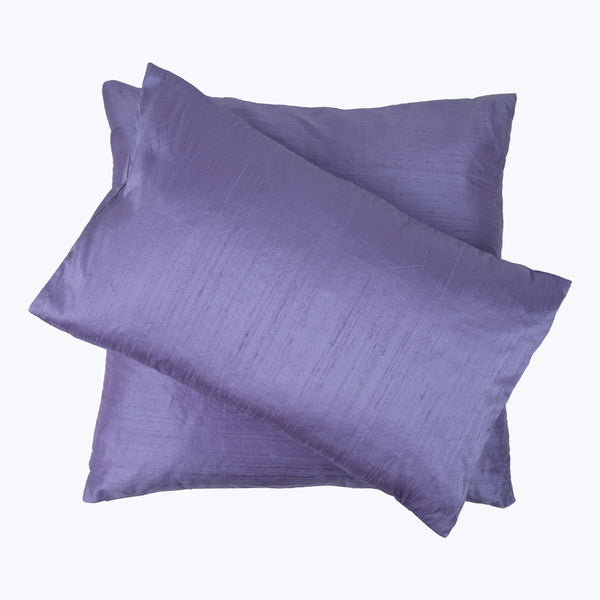 Dupioni Cornflower Pillow 12x20