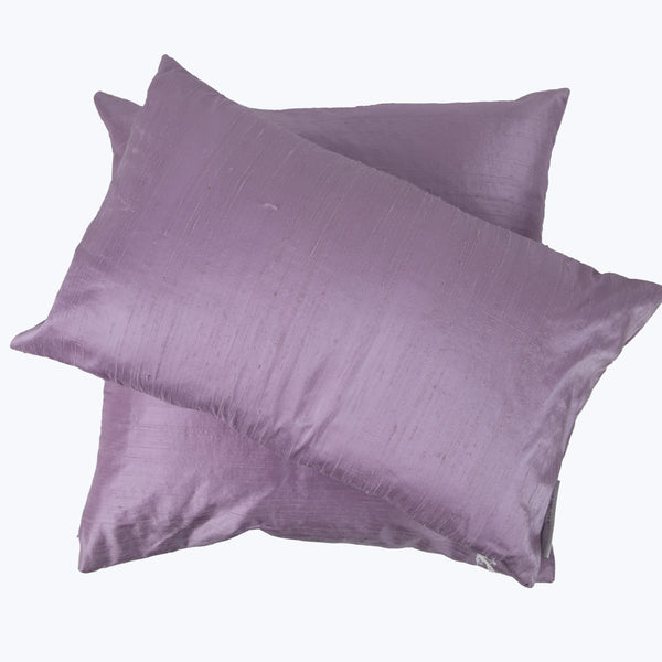 Dupioni Lavender Pillow 12x20