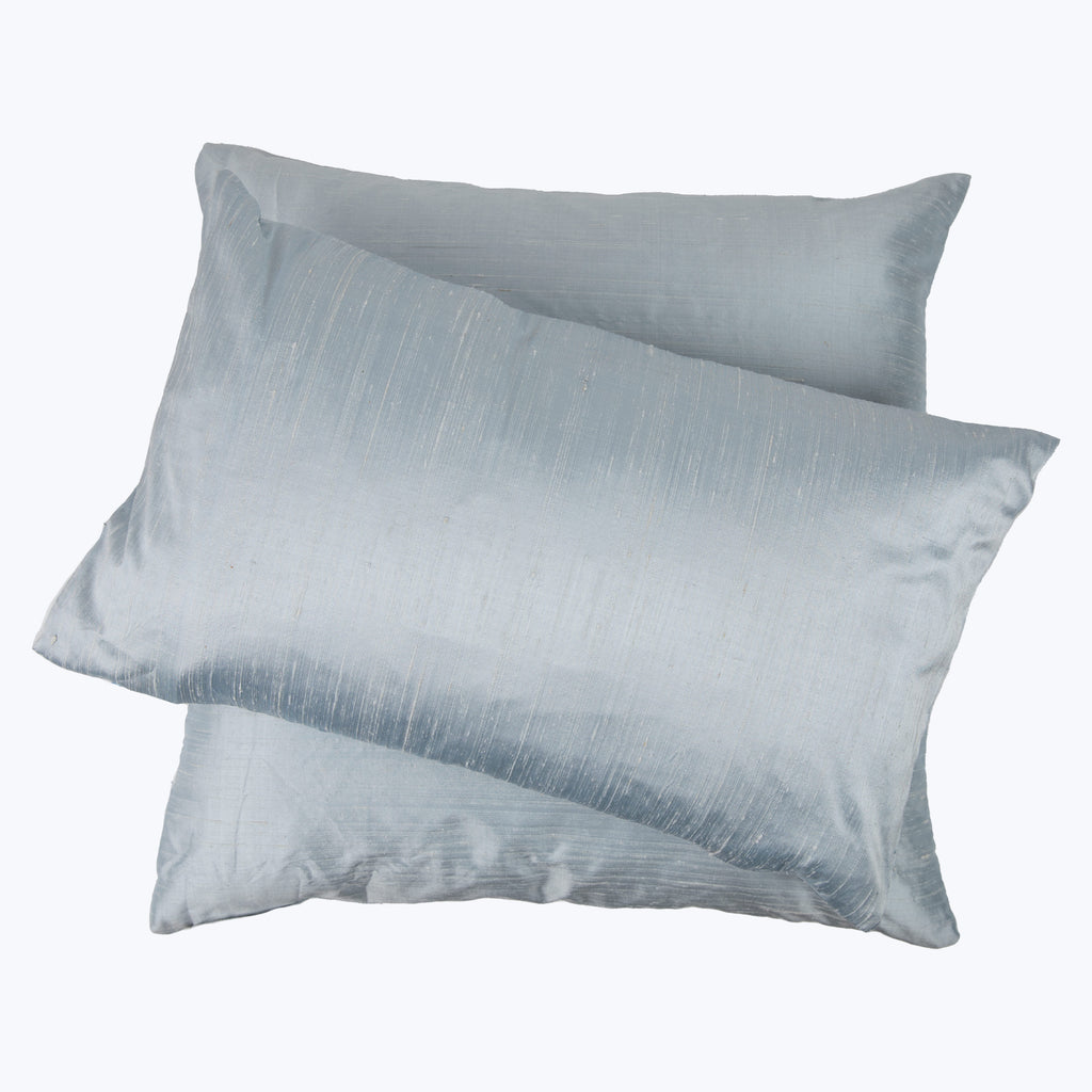 Dupioni Sky Pillow 12x20