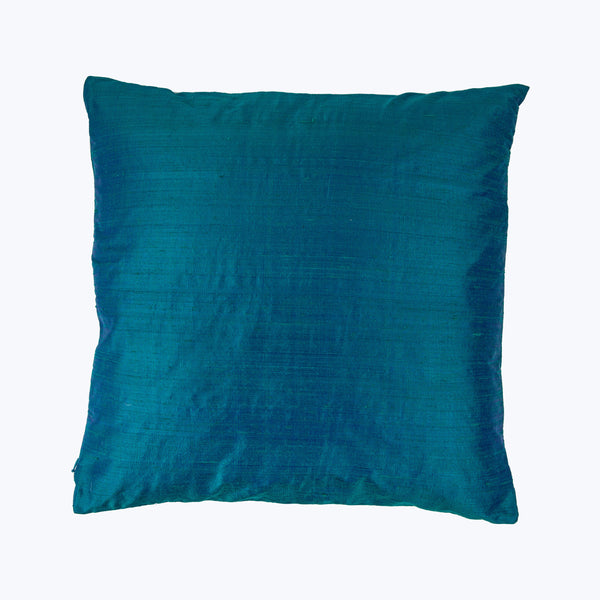 Dupioni Teal Pillow 20x20