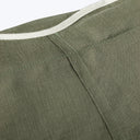 Cupro Linen Scallop Sham Moss / Standard