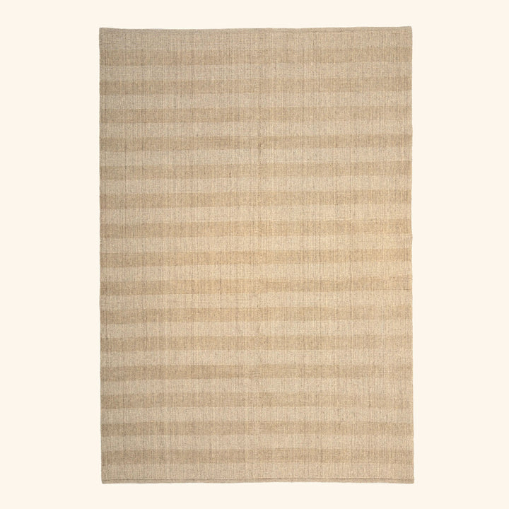 Flatweave Wool Rug - 6' x 9' Green