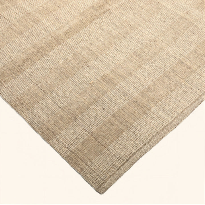 Flatweave Wool Rug - 6' x 9' Green