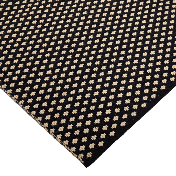 Blue Flatweave Wool Rug - 6' x 9'