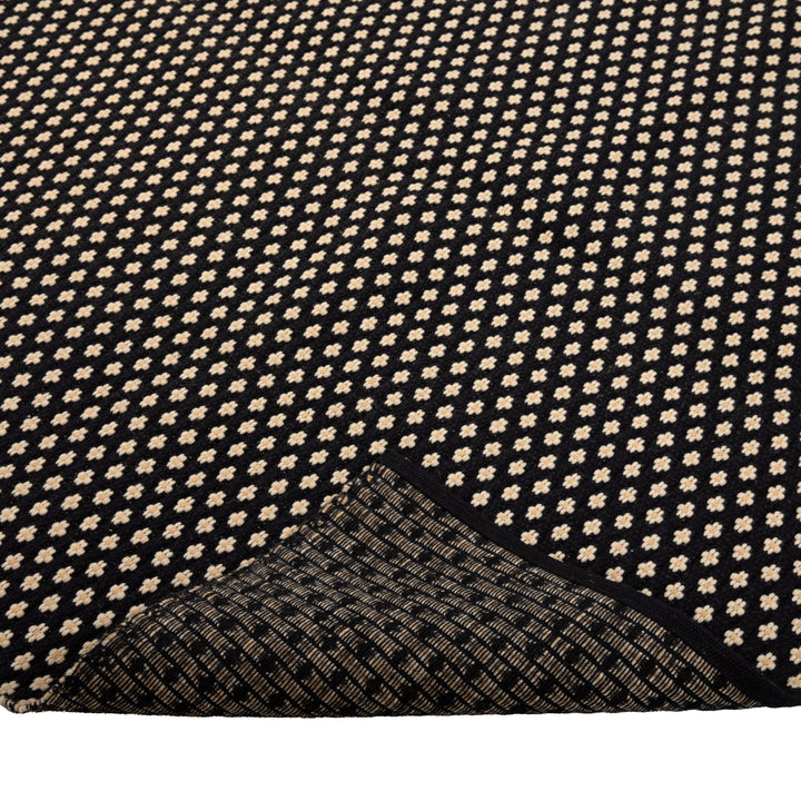 Blue Flatweave Wool Rug - 6' x 9'