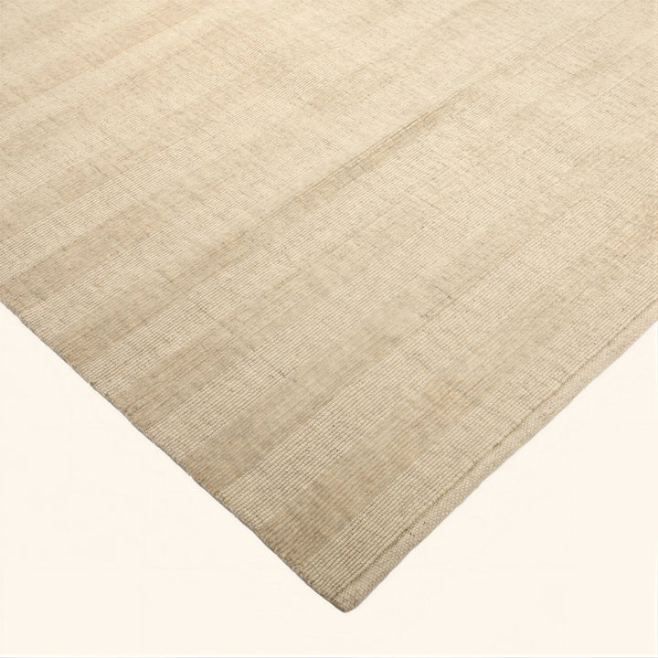 Flatweave Wool Rug - 6' x 9' Ivory