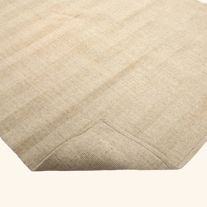 Flatweave Wool Rug - 6' x 9' Ivory