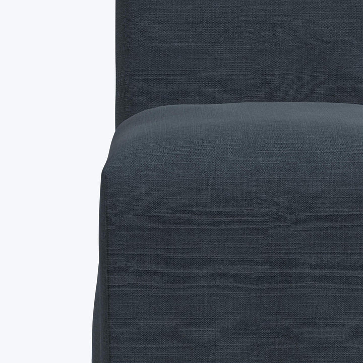 Linen Slipcover Dining Chair Linen Navy