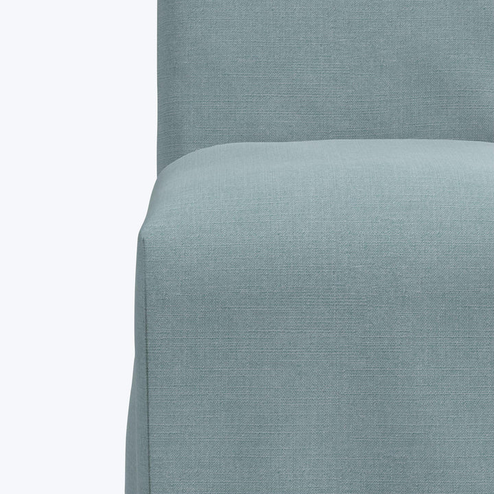 Linen Slipcover Dining Chair Linen Seaglass