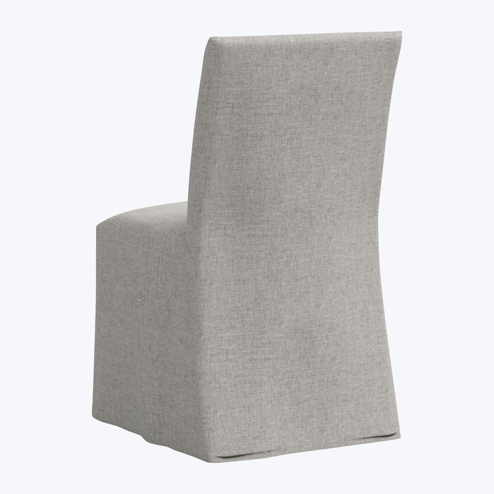 Linen Slipcover Dining Chair Zuma Linen Feather