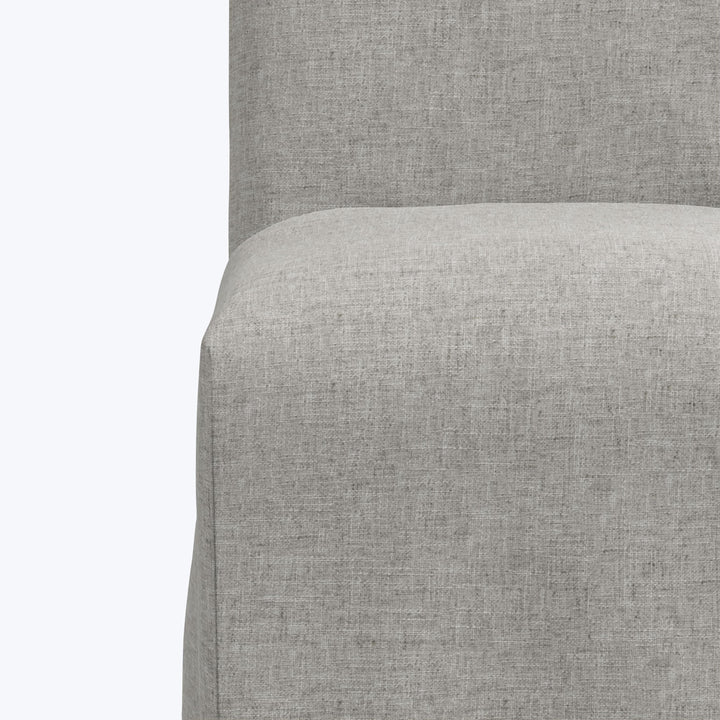 Linen Slipcover Dining Chair Zuma Linen Feather
