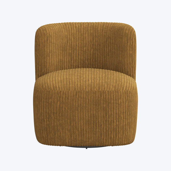 Nia Swivel Chair Corded Amber