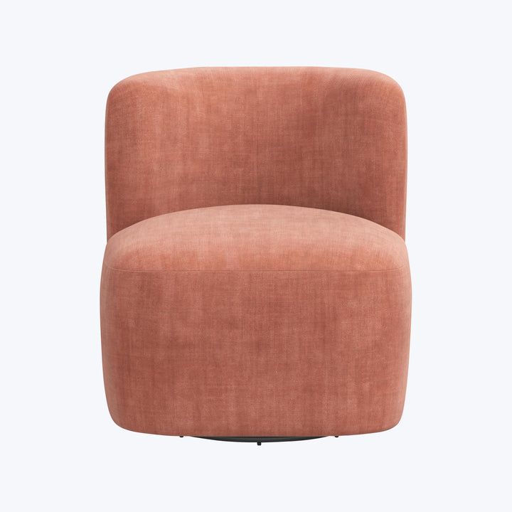 Nia Swivel Chair Antique Velvet Nectar