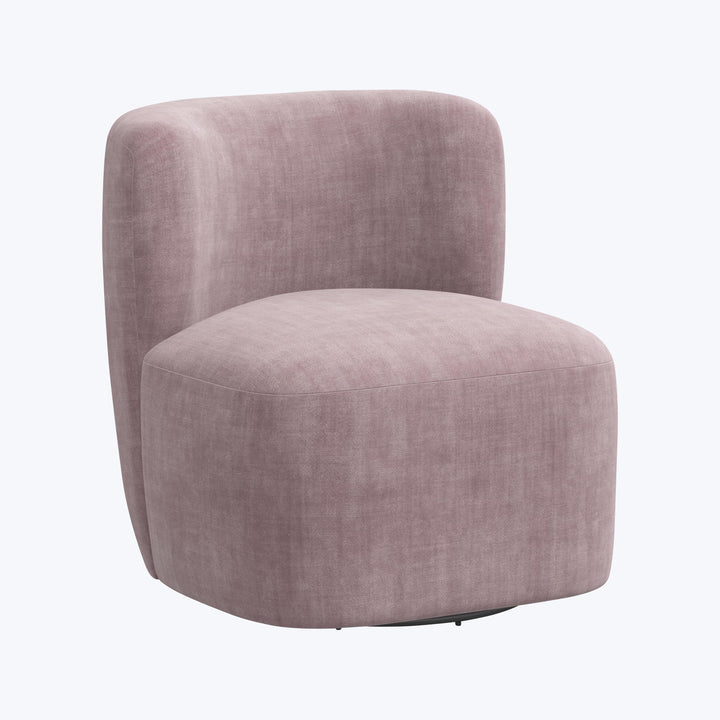 Nia Swivel Chair Antique Velvet Amethyst