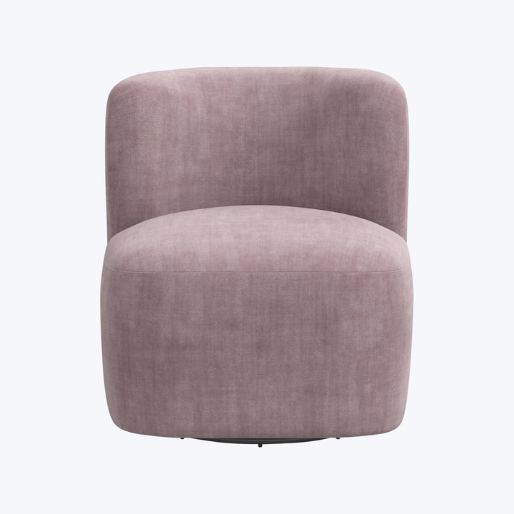 Nia Swivel Chair Antique Velvet Amethyst