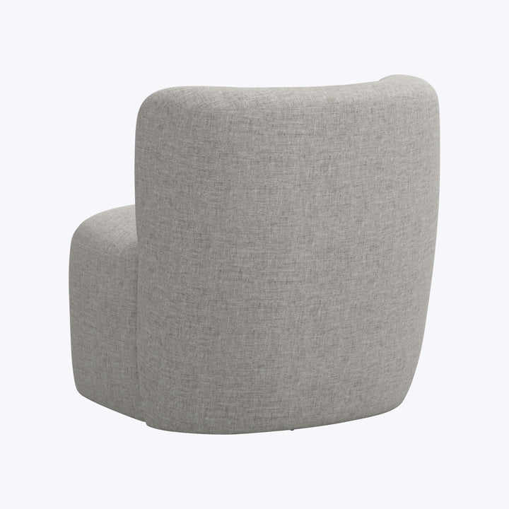 Nia Swivel Chair Zuma Linen Feather