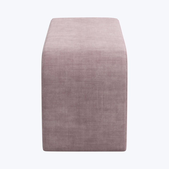 Nora Upholstered Bench Antique Velvet Amethyst