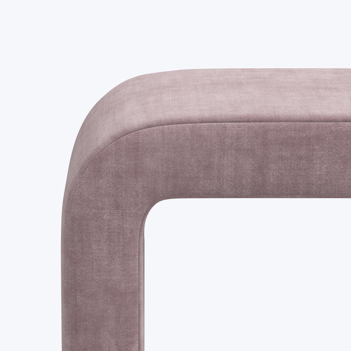 Nora Upholstered Bench Antique Velvet Amethyst
