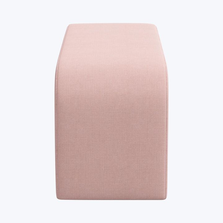 Nora Upholstered Bench Linen Blush
