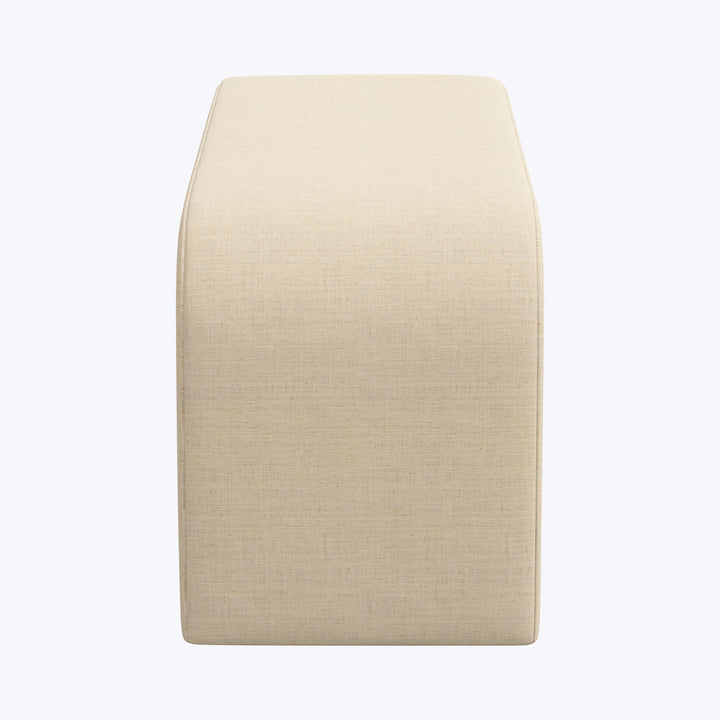 Nora Upholstered Bench Linen Natural