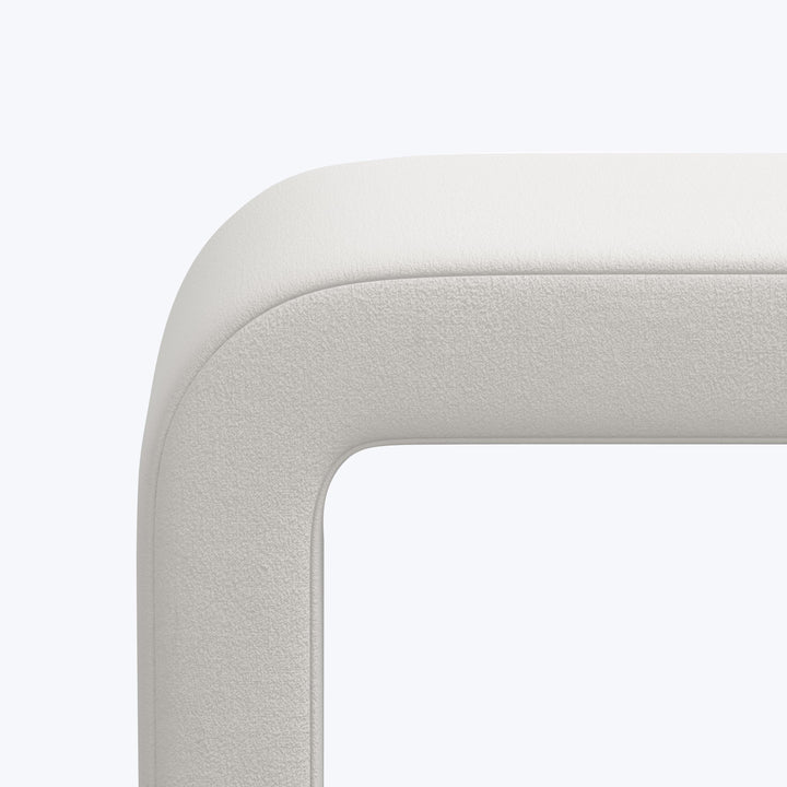 Nora Upholstered Bench Velvet Light Grey