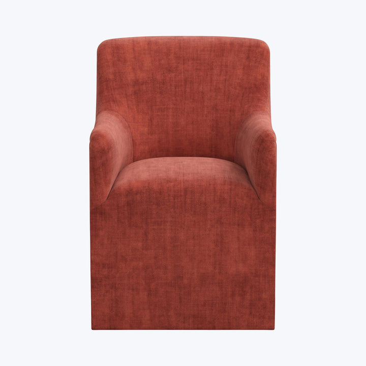 Priya Dining Chair Antique Velvet Paprika