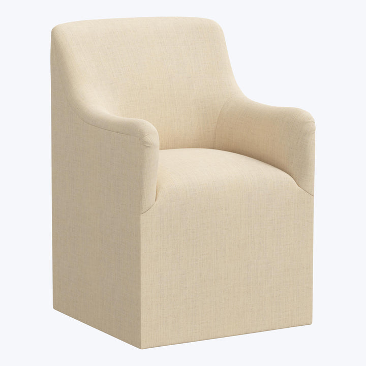 Priya Dining Chair Linen Natural