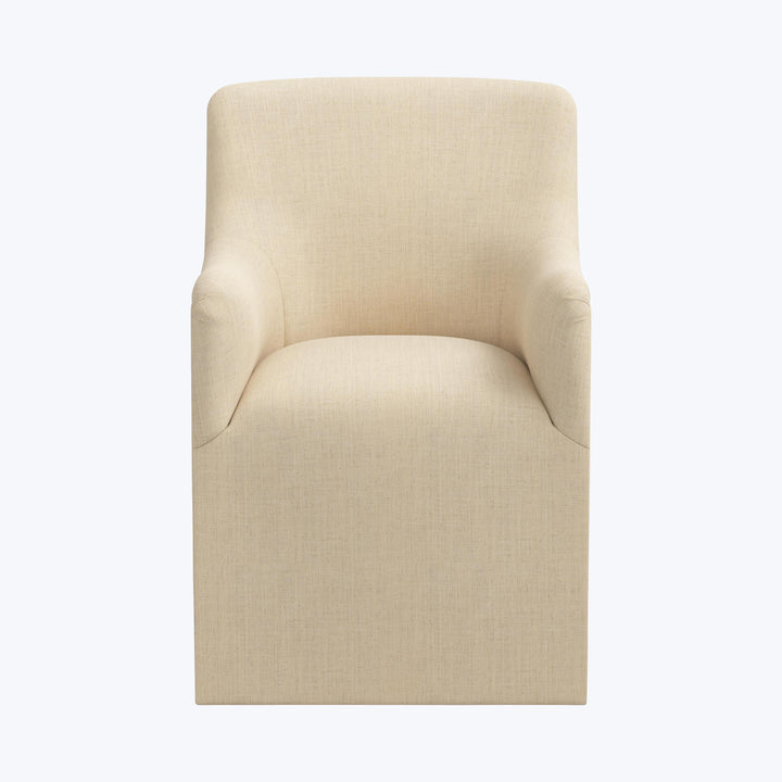 Priya Dining Chair Linen Natural
