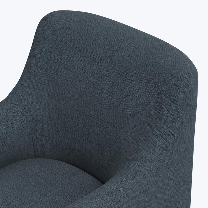 Priya Dining Chair Linen Navy
