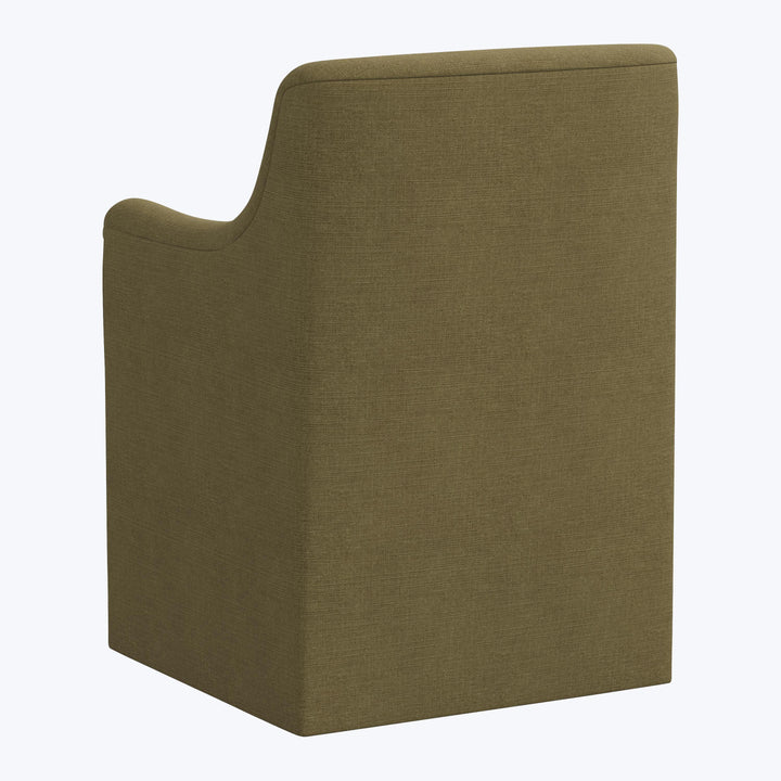 Priya Dining Chair Linen Olive