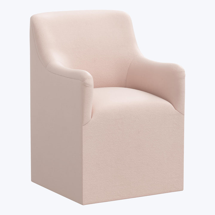 Priya Dining Chair Velvet Blush
