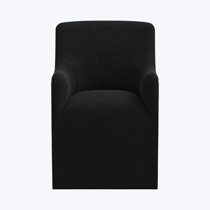 Priya Dining Chair Zuma Linen Black