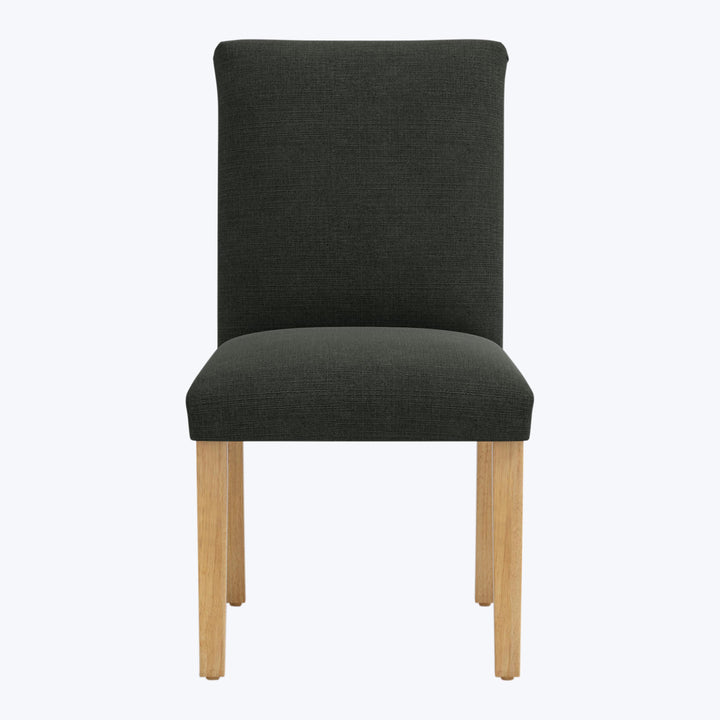 Kristy Dining Chair Zuma Linen Black