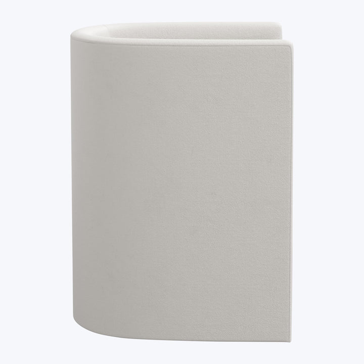 Sloane Dining Chair Velvet Light Grey