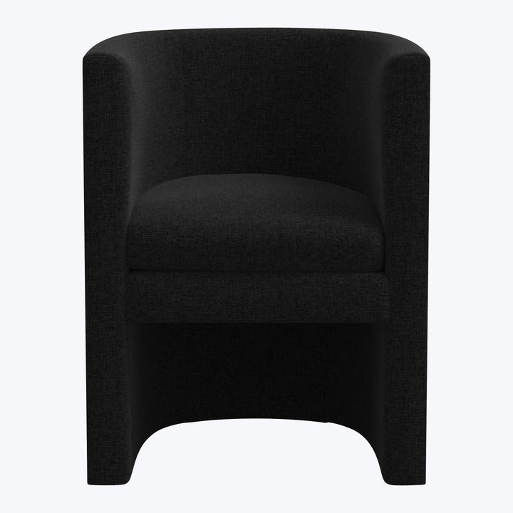 Sloane Dining Chair Zuma Linen Black