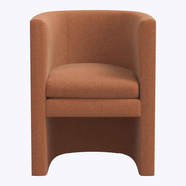 Sloane Dining Chair Zuma Linen Terracotta