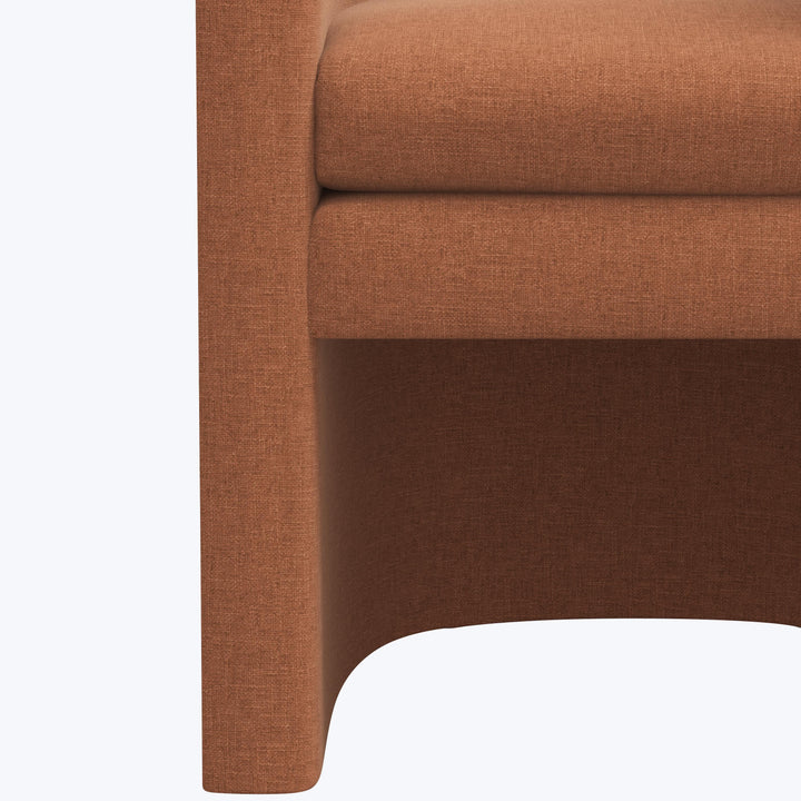 Sloane Dining Chair Zuma Linen Terracotta