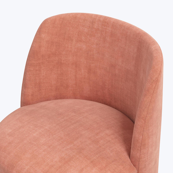 Jessa Swivel Dining Chair Antique Velvet Nectar