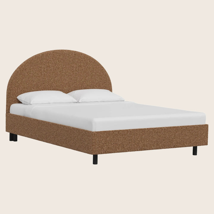 Solana Platform Bed Twin / Woolen Pecan