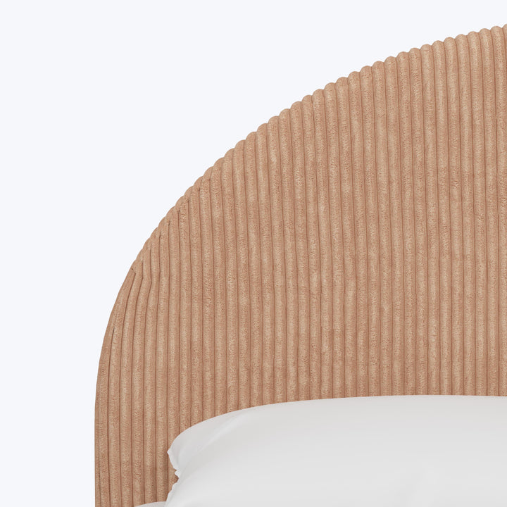 Solana Platform Bed Twin / Corded Blush