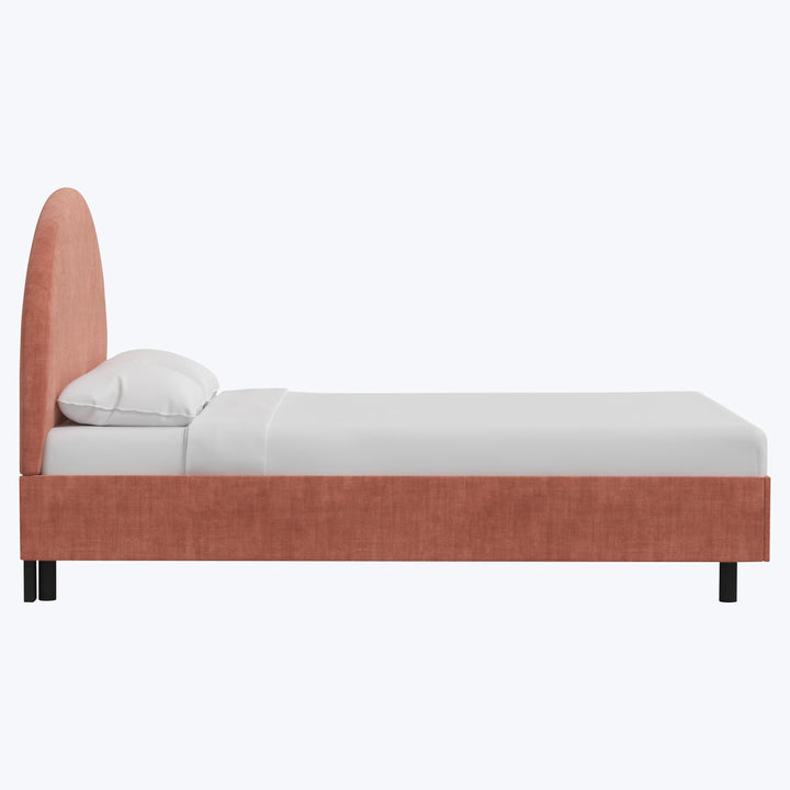 Solana Platform Bed Twin / Antique Velvet Nectar