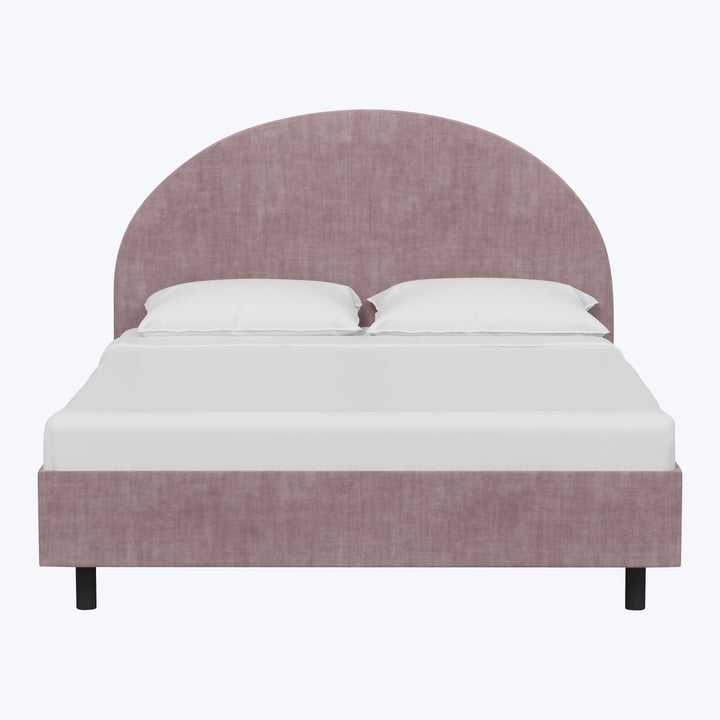 Solana Platform Bed Twin / Antique Velvet Amethyst