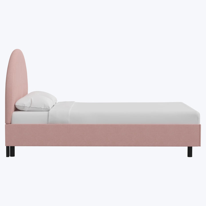 Solana Platform Bed Twin / Linen Blush