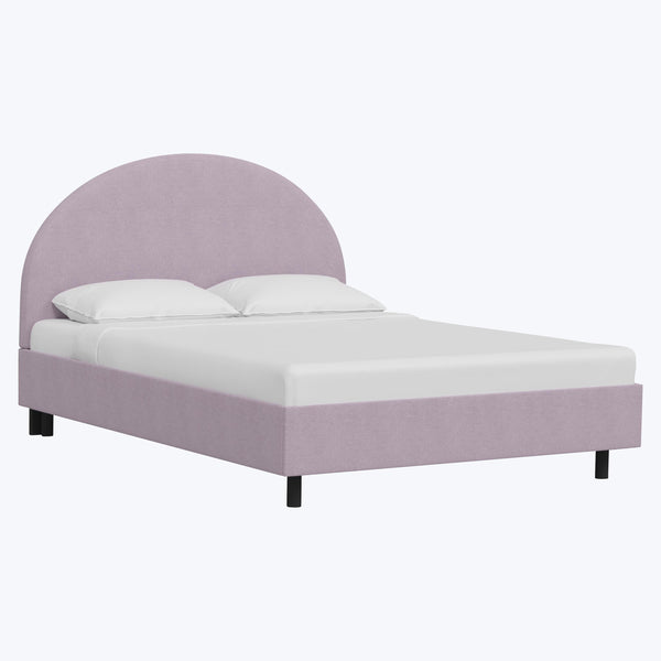 Solana Platform Bed Twin / Linen Lilac