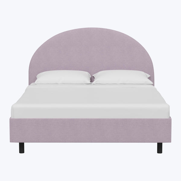 Solana Platform Bed Twin / Linen Lilac